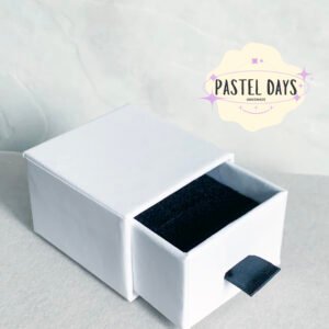 White Ring Box - Drawer type